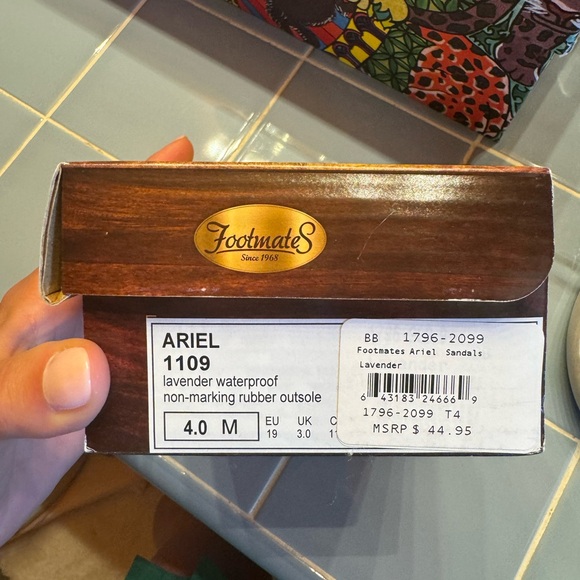 FOOTMATES lilac Ariel sandal - Picture 3 of 5